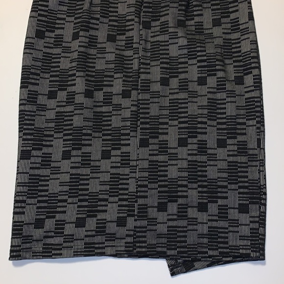 Anthropologie Maeve Black and Grey Stretchy Pencil Skirt - Women’s Size Medium - Picture 5 of 7